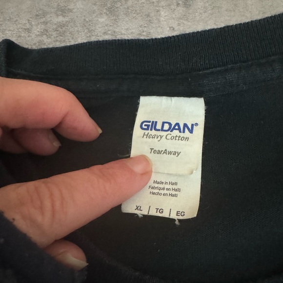 XLG Black Cotton Mother of Dogs Tee - Picture 4 of 5